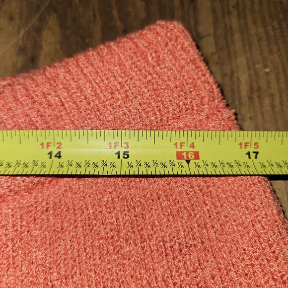 NENONA Women's XL Orange Two Piece Outfit Long Sleeve Tunic Sweater & Shorts - Picture 7 of 9